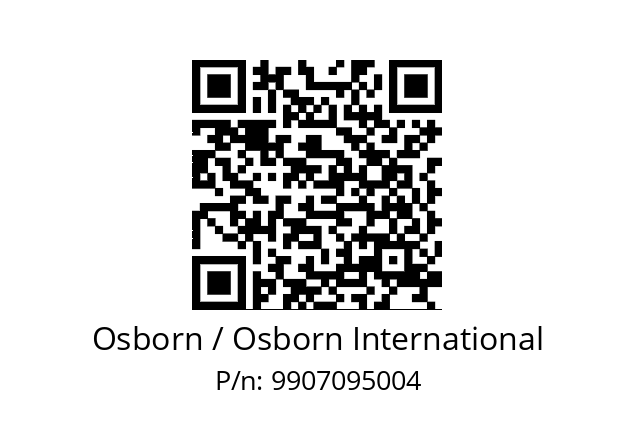   Osborn / Osborn International 9907095004