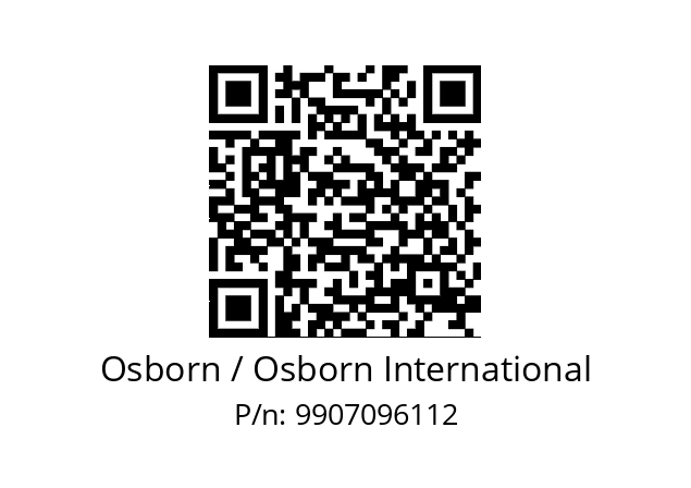   Osborn / Osborn International 9907096112