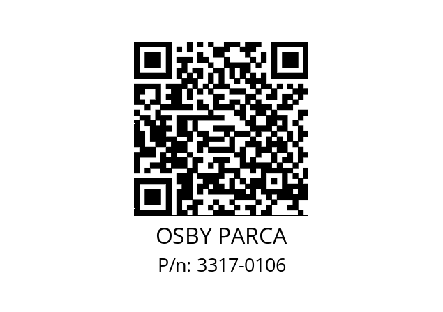   OSBY PARCA 3317-0106