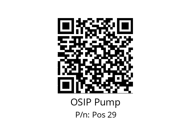   OSIP Pump Pos 29