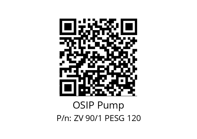   OSIP Pump ZV 90/1 PESG 120