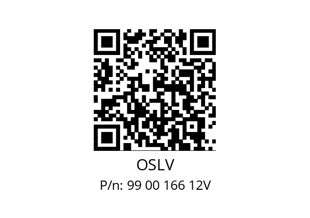   OSLV 99 00 166 12V