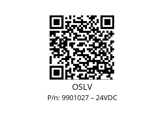   OSLV 9901027 – 24VDC