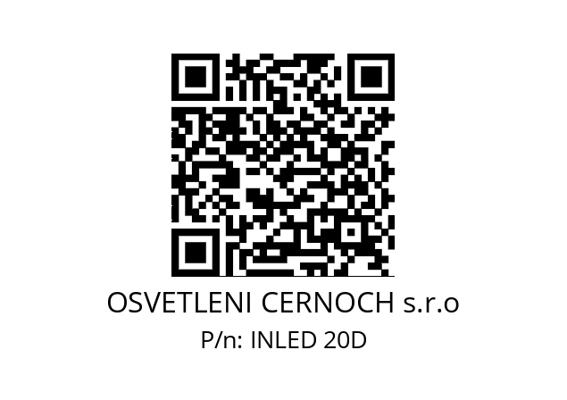   OSVETLENI CERNOCH s.r.o INLED 20D