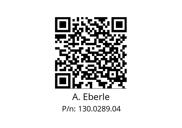   A. Eberle 130.0289.04