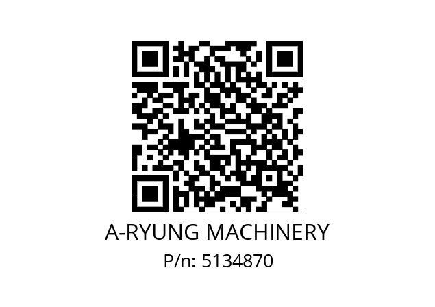   A-RYUNG MACHINERY 5134870