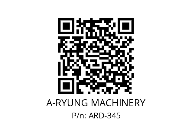   A-RYUNG MACHINERY ARD-345