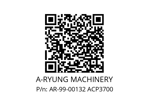   A-RYUNG MACHINERY AR-99-00132 ACP3700