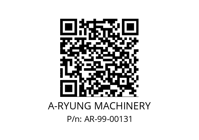   A-RYUNG MACHINERY AR-99-00131