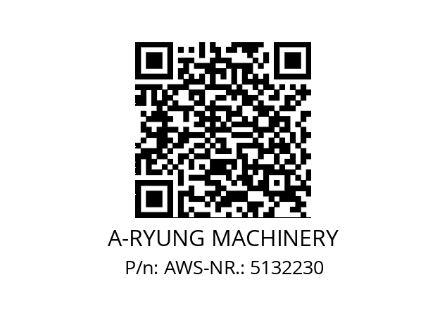   A-RYUNG MACHINERY AWS-NR.: 5132230