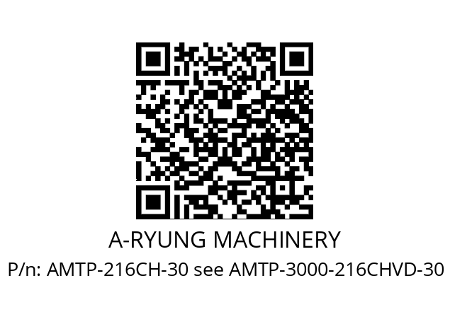   A-RYUNG MACHINERY AMTP-216CH-30 see AMTP-3000-216CHVD-30