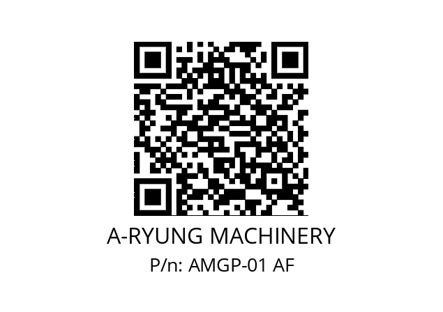   A-RYUNG MACHINERY AMGP-01 AF