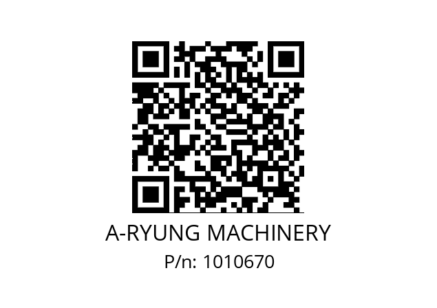   A-RYUNG MACHINERY 1010670