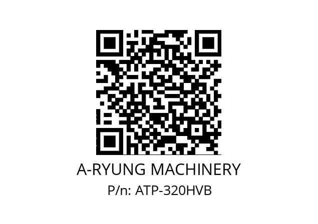   A-RYUNG MACHINERY ATP-320HVB