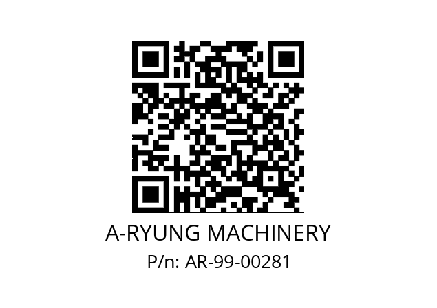   A-RYUNG MACHINERY AR-99-00281