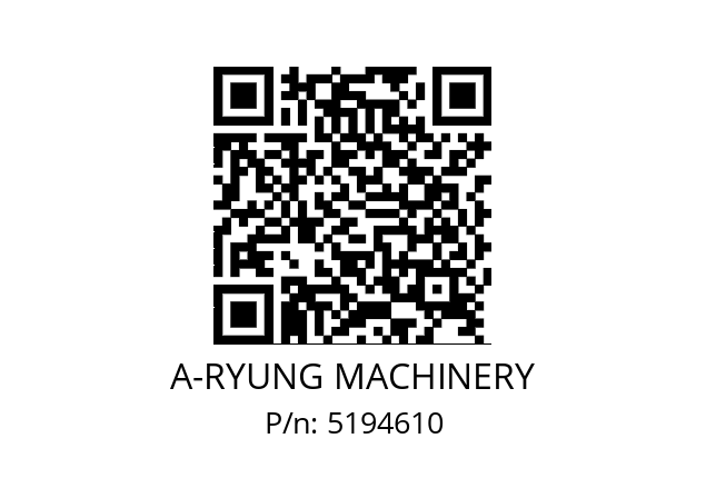   A-RYUNG MACHINERY 5194610