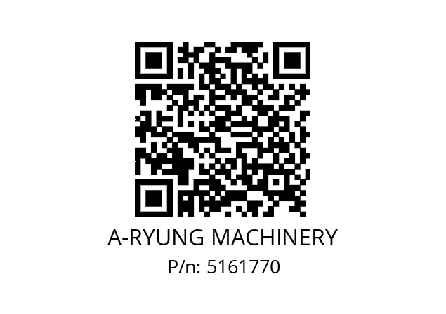   A-RYUNG MACHINERY 5161770