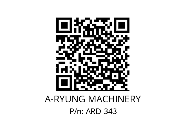   A-RYUNG MACHINERY ARD-343