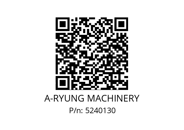  AMGP-01NS-110 A-RYUNG MACHINERY 5240130