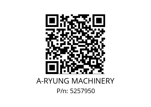   A-RYUNG MACHINERY 5257950