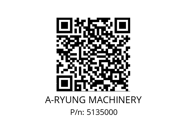   A-RYUNG MACHINERY 5135000