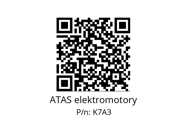   ATAS elektromotory K7A3