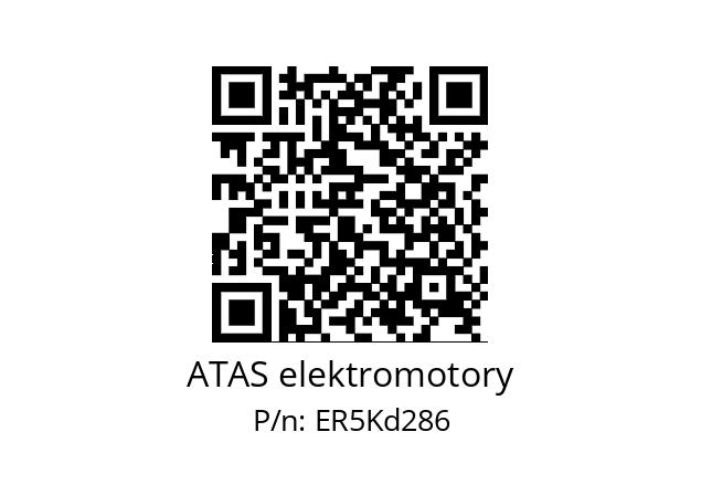   ATAS elektromotory ER5Kd286