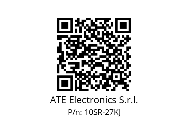   ATE Electronics S.r.l. 10SR-27KJ