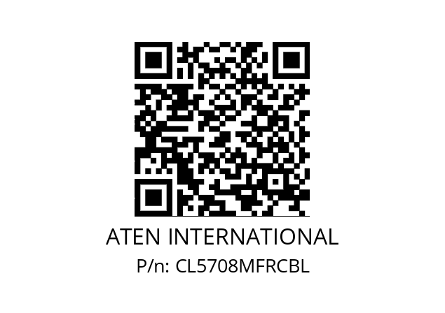   ATEN INTERNATIONAL CL5708MFRCBL