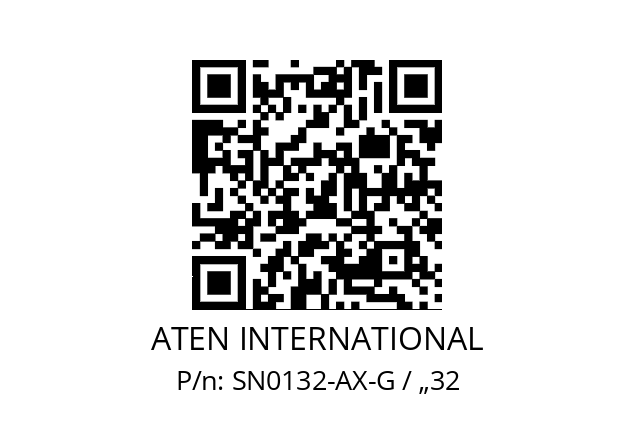   ATEN INTERNATIONAL SN0132-AX-G / „32