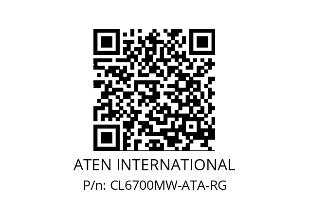   ATEN INTERNATIONAL CL6700MW-ATA-RG