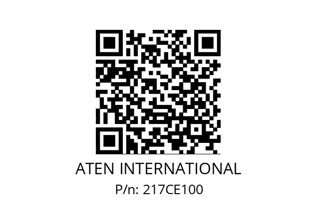   ATEN INTERNATIONAL 217CE100