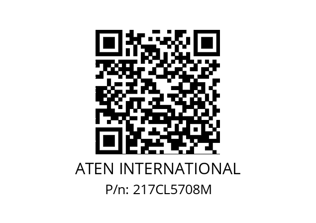   ATEN INTERNATIONAL 217CL5708M