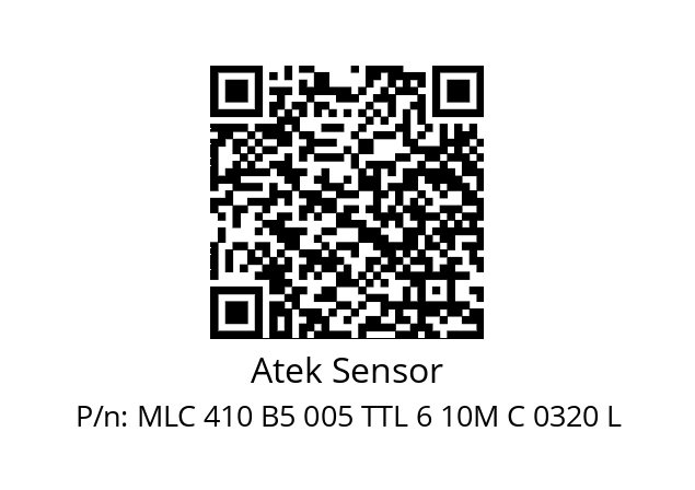   Atek Sensor MLC 410 B5 005 TTL 6 10M C 0320 L