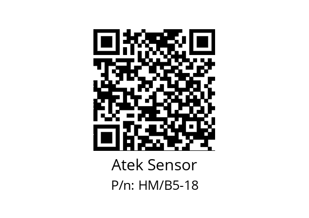   Atek Sensor HM/B5-18