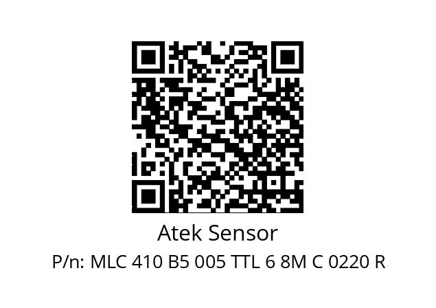   Atek Sensor MLC 410 B5 005 TTL 6 8M C 0220 R