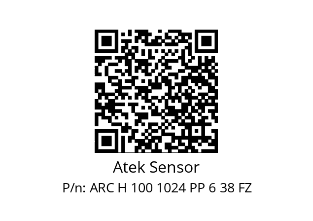   Atek Sensor ARC H 100 1024 PP 6 38 FZ