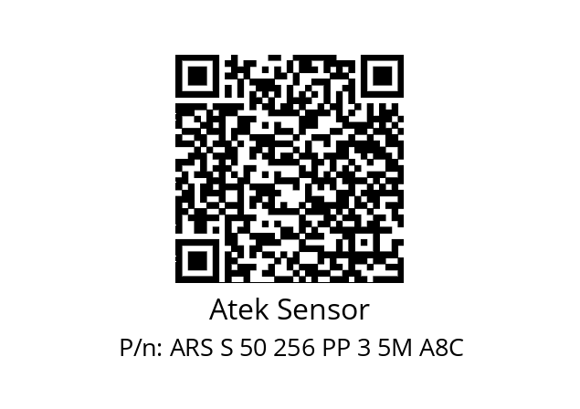   Atek Sensor ARS S 50 256 PP 3 5M A8C