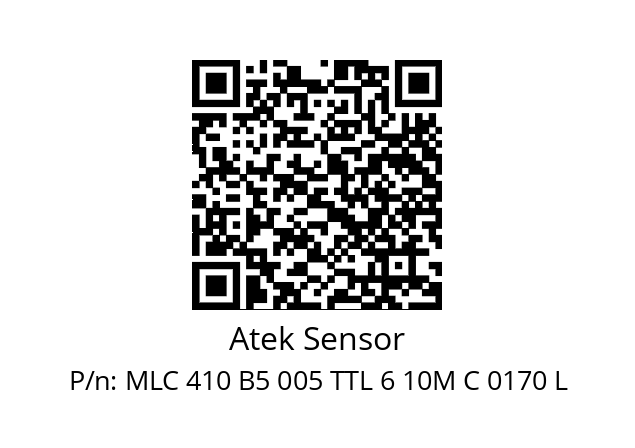   Atek Sensor MLC 410 B5 005 TTL 6 10M C 0170 L