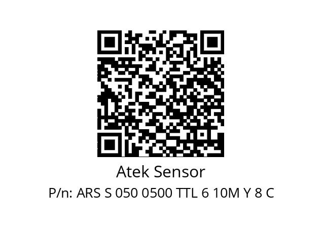   Atek Sensor ARS S 050 0500 TTL 6 10M Y 8 C