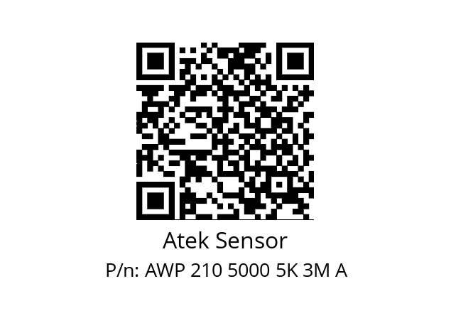   Atek Sensor AWP 210 5000 5K 3M A