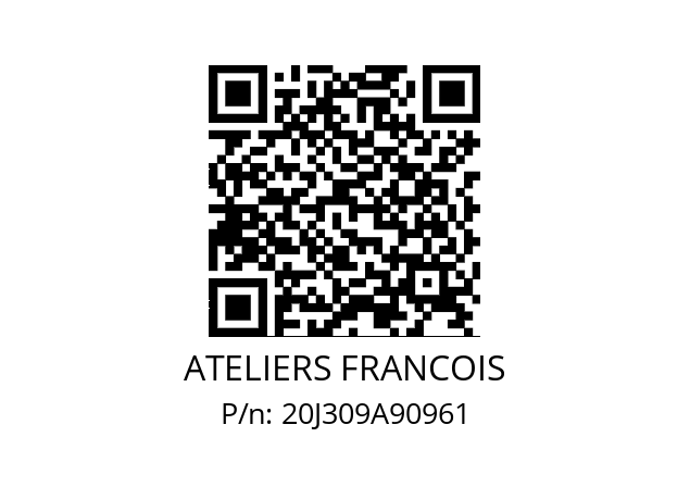   ATELIERS FRANCOIS 20J309A90961