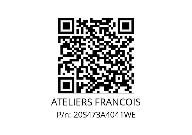   ATELIERS FRANCOIS 20S473A4041WE