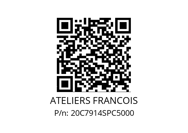   ATELIERS FRANCOIS 20C7914SPC5000