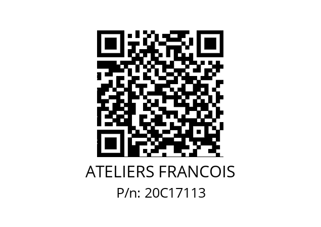   ATELIERS FRANCOIS 20C17113