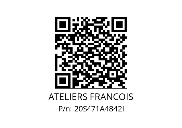   ATELIERS FRANCOIS 20S471A4842I