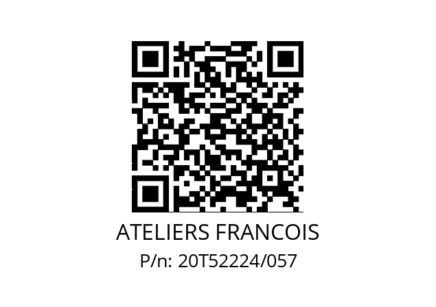   ATELIERS FRANCOIS 20T52224/057