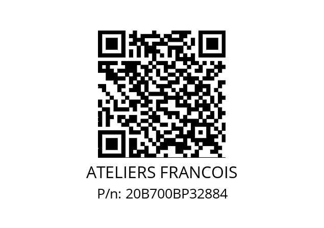   ATELIERS FRANCOIS 20B700BP32884