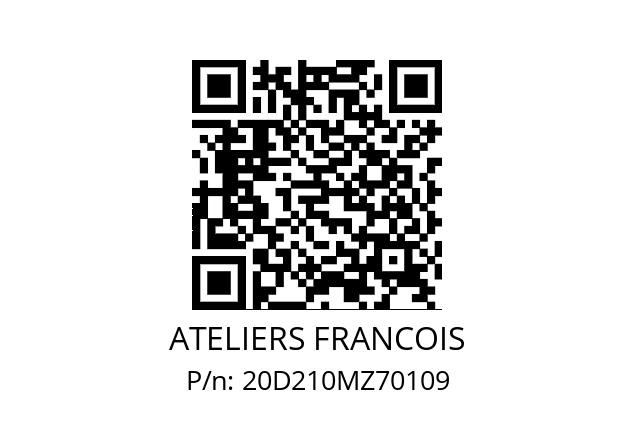   ATELIERS FRANCOIS 20D210MZ70109