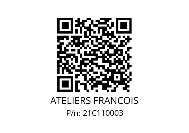   ATELIERS FRANCOIS 21C110003